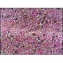 Pink Yellow Sequin Chunky Glitter Fabric