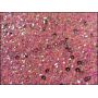 Pink Sequin Chunky Glitter Leather Fabric