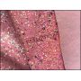 Pink Sequin Chunky Glitter Leather Fabric