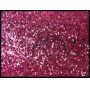 Baby Pink Chunky Glitter Leather Fabric