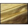 Yellow Metallic  Faux Leather Fabric