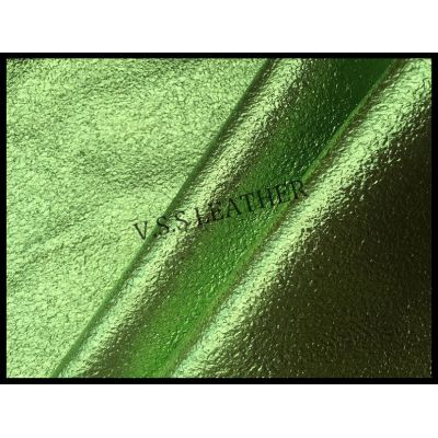 Factory Supply Metallic Leather Fabric