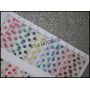 Dot Transparent Synthetic Leather Fabric
