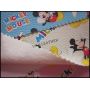 Micky Mouse Printed Synthetic Leather Fabric