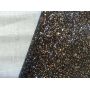 Grade 3 Black&Silver Chunky Glitter Leather Fabric