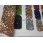 Chunky Tinsel Glitter Leather Fabric