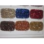 Chunky Tinsel Glitter Leather Fabric