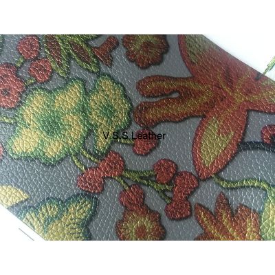 Like Real Flower,Floral Printed Leather