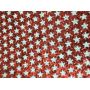 Red Chunky Glitter Lether Printed Stars