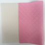 Pink Color Plaid Synthetic Leather 