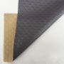 Grey Color Plaid Synthetic Leather 