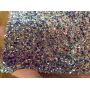 Pink and Silver Chunky Glitter Fabric