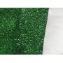 Green Color Chunky Tinsel Glitter Leather