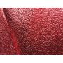 Red Druzy Leather Fabric