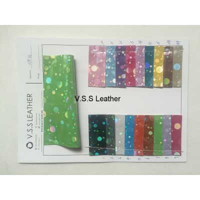 Dots PU Leather Fabric