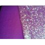 Purple Color Diamond Glitter Leather 