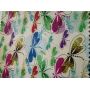 Dragonfly Printed Faux Leather Fabric