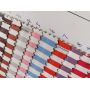 Colorful Stripes Leather Fabric