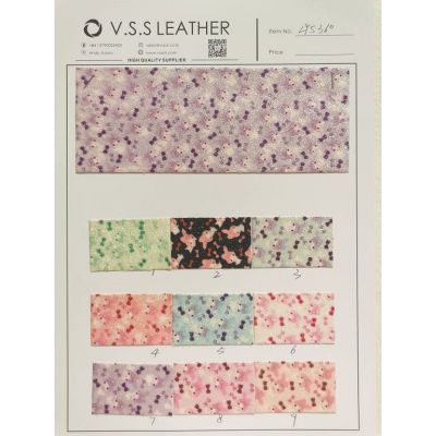 Patterned Fine Glitter Leather For Hairbows