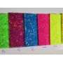 Neon Mixed Chunky Glitter Leather