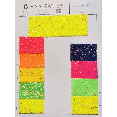 Fabulous Sequin Chunky Glitter Leather
