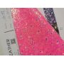 Neon Colors Chunky Glitter Leather Fabric