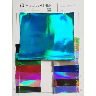 Iridescent Mirror Leather Fabric
