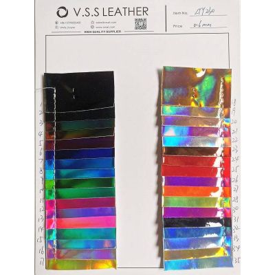 Factory Price Holographic Iridescent Leather