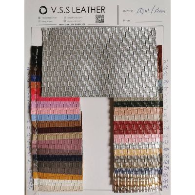 Stock Braid Leather Fabric Sell By Yards