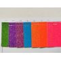 Neon Colors Chunky Glitter Leather Vinyl