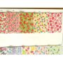 Fruits Printing Chunky Glitter Leather Fabric
