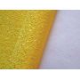 Yellow Color Round Sequin  Chunky Glitter Leather Fabric