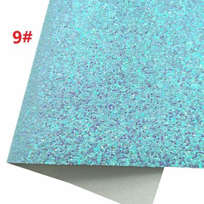 Sky Blue Chunky Glitter Fabric