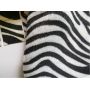 Zebra Print Fur Fabric
