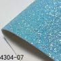Blue Chunky Glitter Leather Cotton Bundle