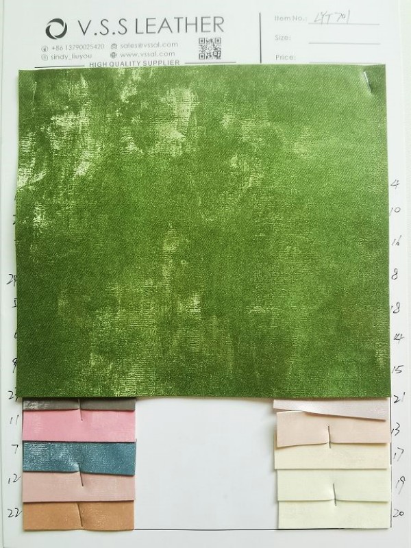 Chinese Style Silk Emboss Faux Leather