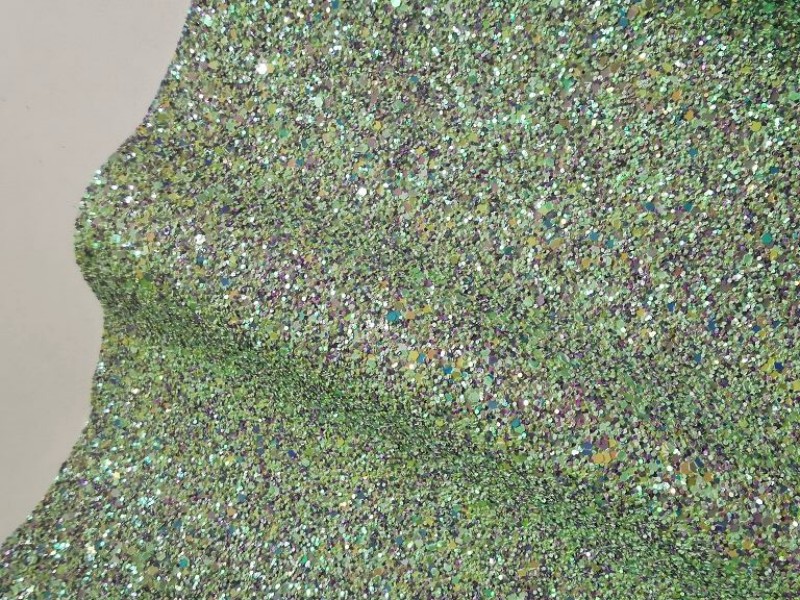 High Quality Felt Backed Ultra Chunky Glitter Leather