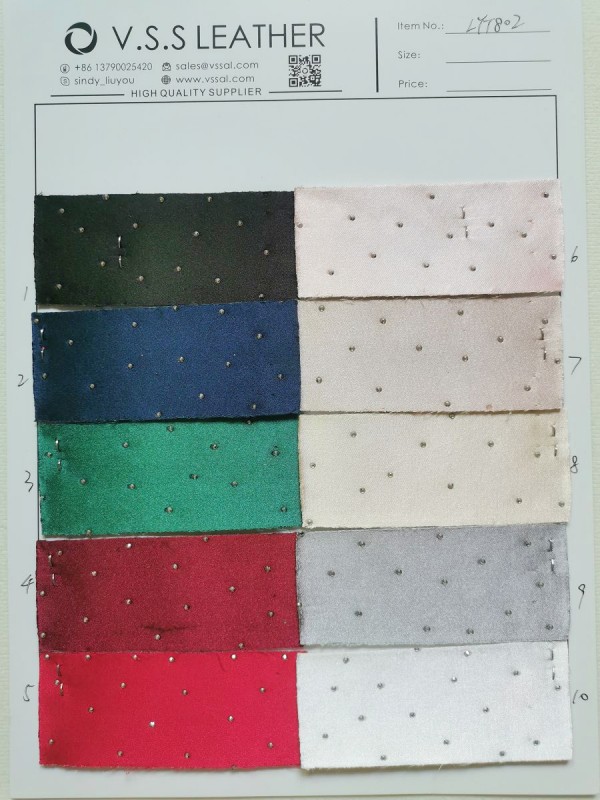 Rhinestone Fabric With Soft Felt Backing