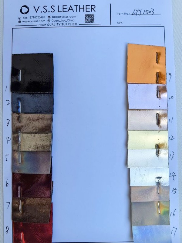 Holographic Iridescent PU Leather for Handbags & Upholstery