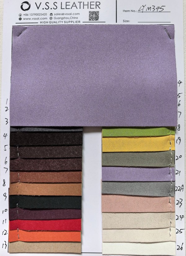 Felt Backing Solid Color Faux Leather Vinyl For Crafts