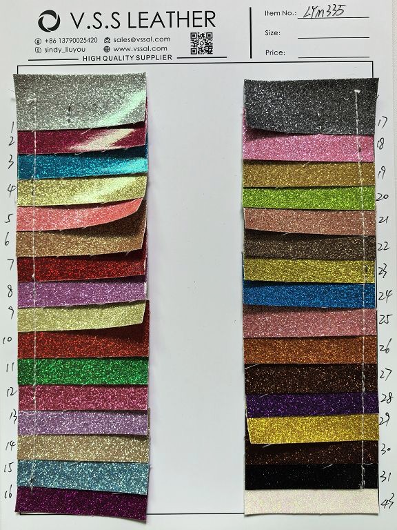 Wholesale Glitter Faux Leather Vinyl