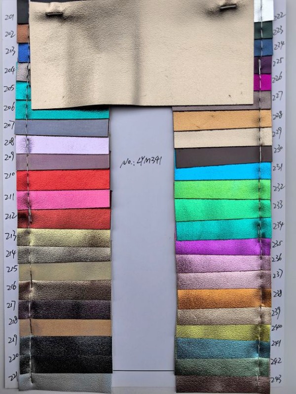 Soft Grain Metallic PU Faux Leather For DIY Handmade