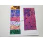 Geometrical Holographic Leather Fabric