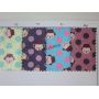 Mesh Glitter Leather Fabric Printed With Bears