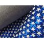 Chunky Star Glitter Leather Fabric