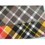 Tartan Plaid PVC Leather Vinyl