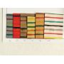 Colorful Mini Stripes Leather 