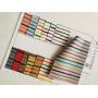 Colorful Mini Stripes Leather 