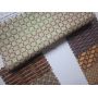 Braid Printed Glitter Leather