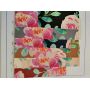 Flower Printed Leather Fabric